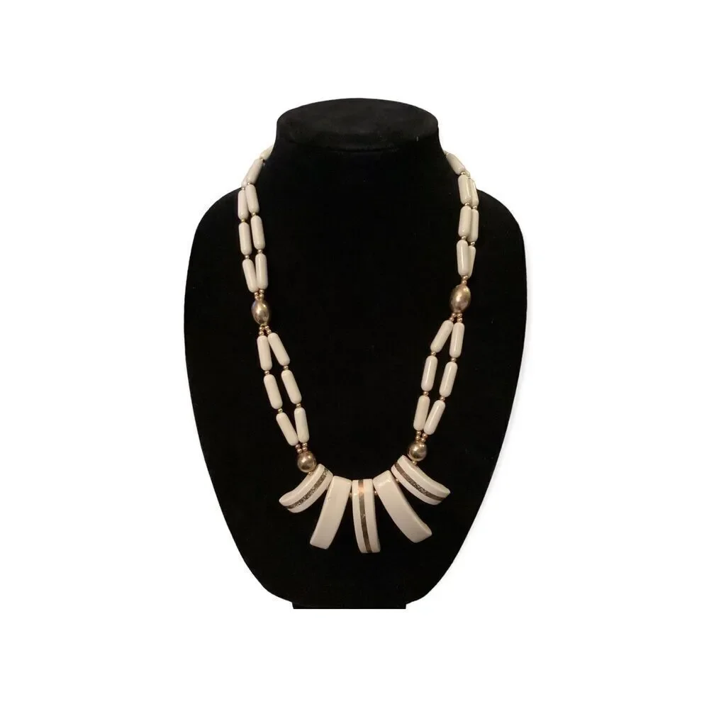 Japan Signed Vintage Costume Jewelry Necklace